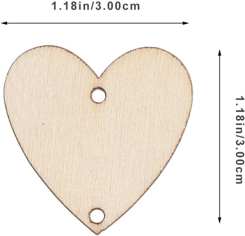 Family Birthday Wooden Reminder Calendar Board Wall Hanging Plaque Board Wood Heart Tags with 50 PCS Iron Loops for Wedding Birthday Christmas Home Wall Decor
