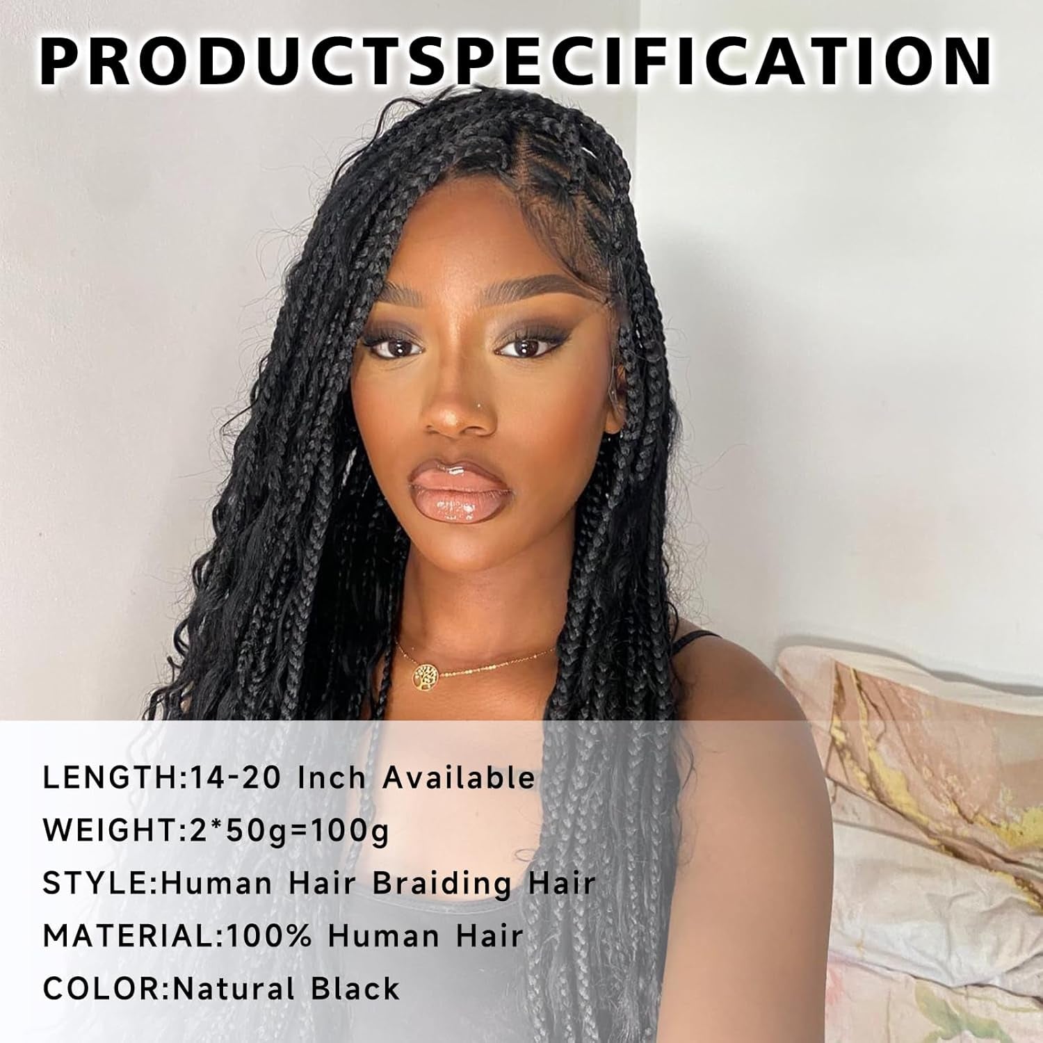 Langer Human Braiding Hair 20 Inch Deep Wave Bulk Human Hair for Braiding No Weft Bundle 100G 2 Bundles/Pack 16A Brazilian Virgin Water Curly Human Hair Extensions for Braids Human Hair Braiding Hair
