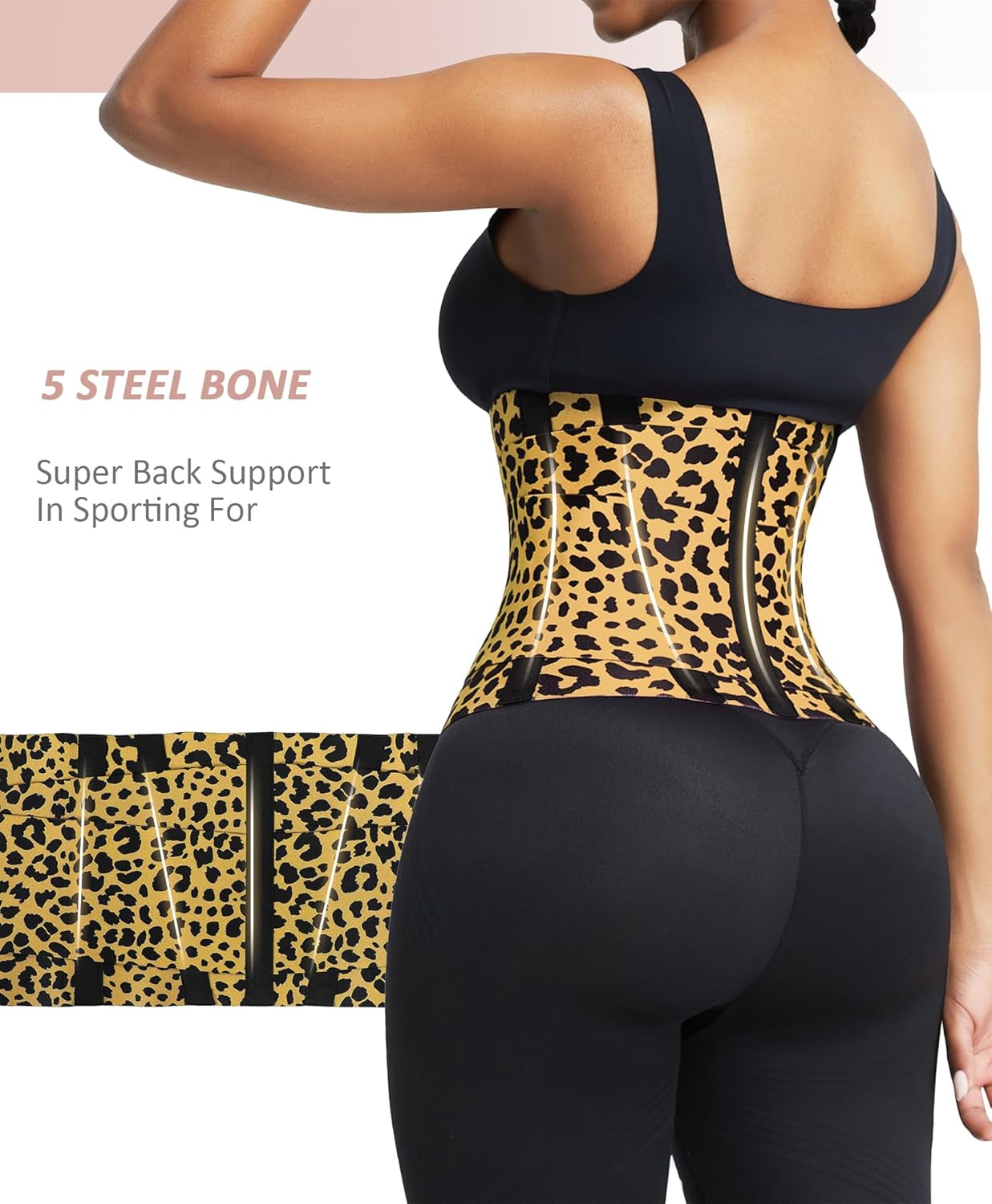 Waist Trainer Belt Waist Cincher Trimmer Ab Belt Tummy Control Body Shaper with Triple Wrap Women and Men