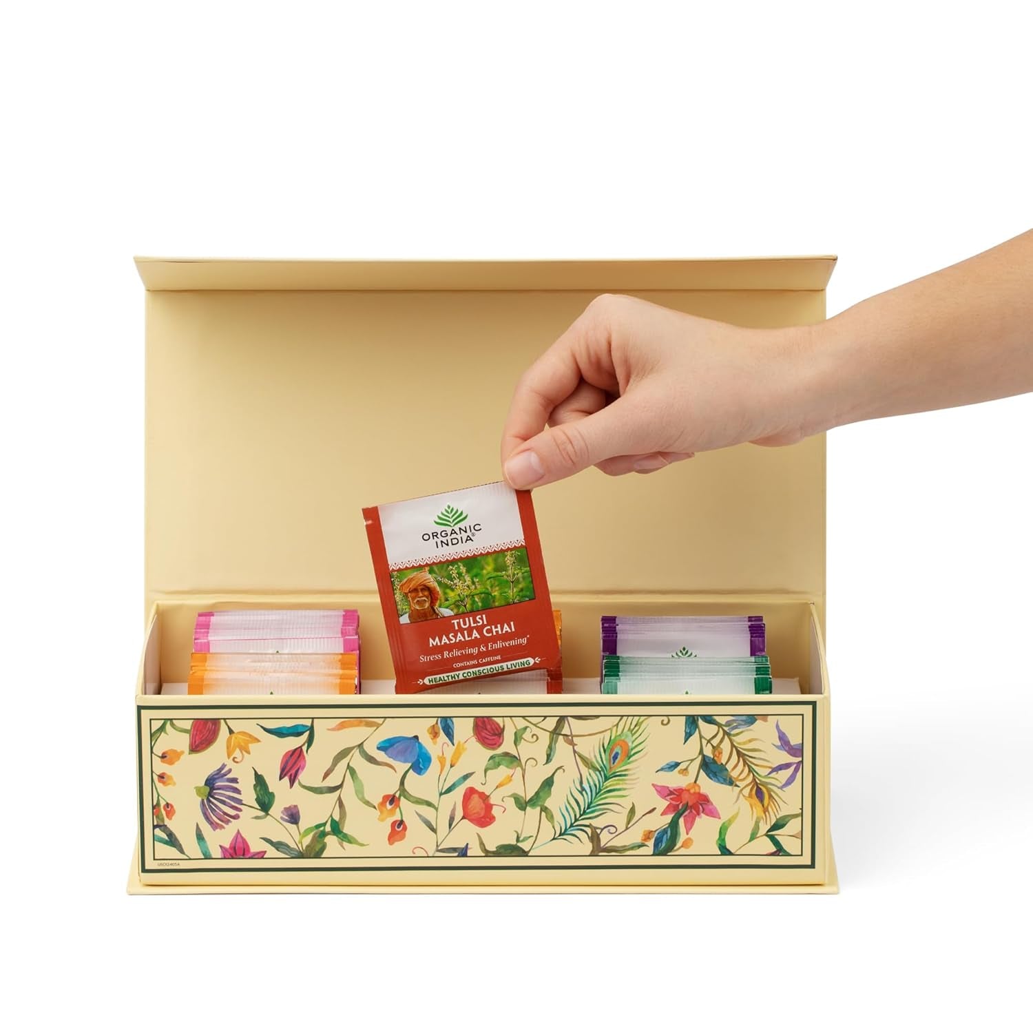 Calming Tulsi Ashwagandha Herbal Tea - Holy Basil Tea with Ashwagandha Root, Supports Restful Sleep - Adaptogen, Vegan, USDA Certified Organic, Non-Gmo - 18 Infusion Bags, 3 Pack TLBH