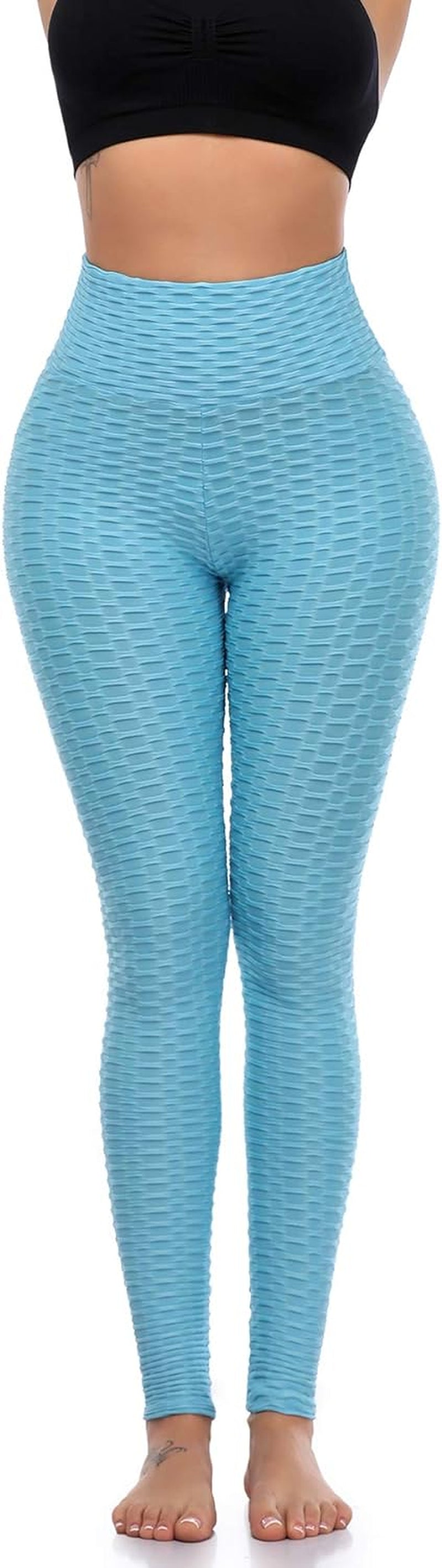 Butt Lifting Leggings for Women Yoga Workout Gym High Waisted plus Size Soft Tummy Control Pants