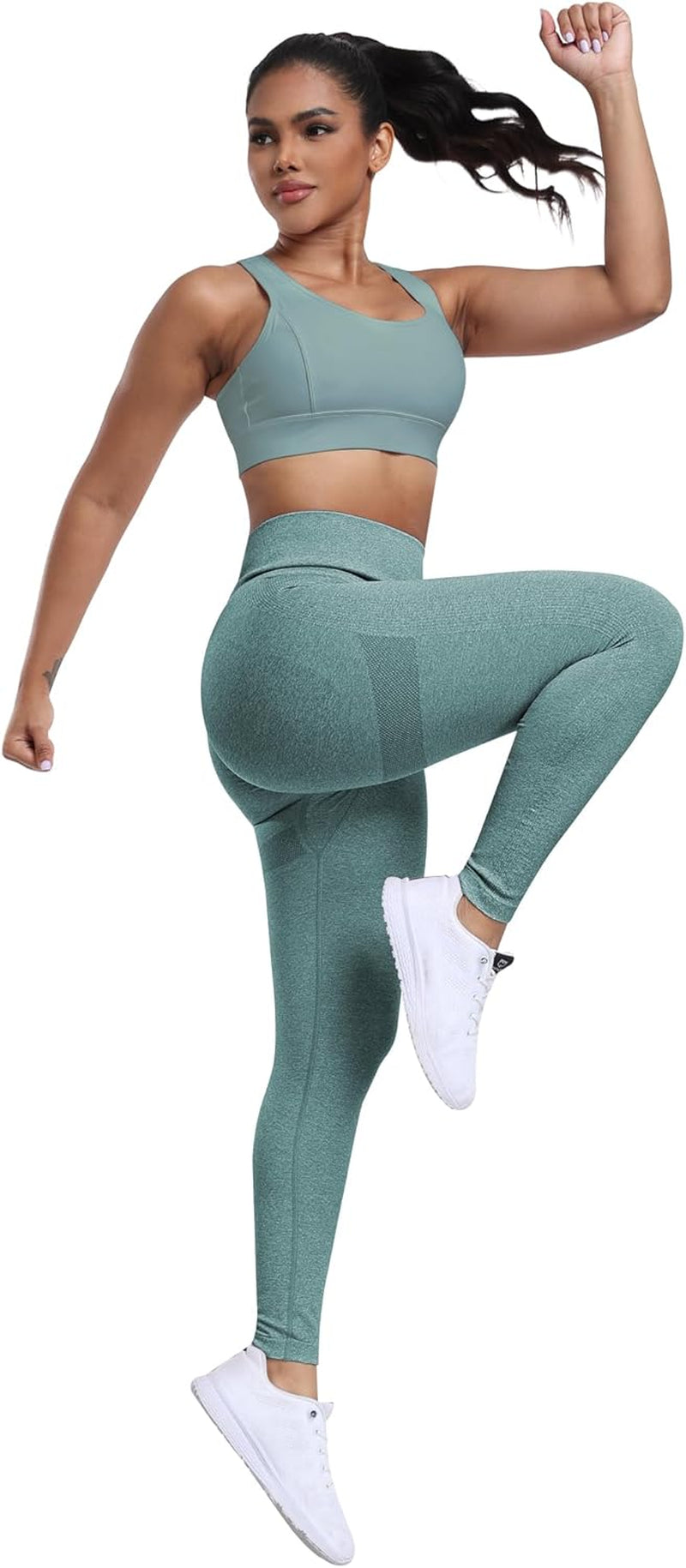 Workout Leggings for Women, Butt Lifting Gym Scrunch Butt Seamless Leggings