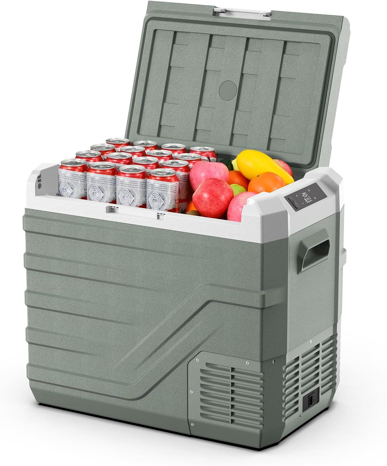 Car Refrigerator 12 Volt Refrigerator 28 Quart Portable Freezer 12V Car Fridge Portable Fridge Freezer 12/24V DC 110~240 Volt AC for Truck RV Camper SUV Electric Cooler for Camping -4℉-68℉ TRUCK DRIVER