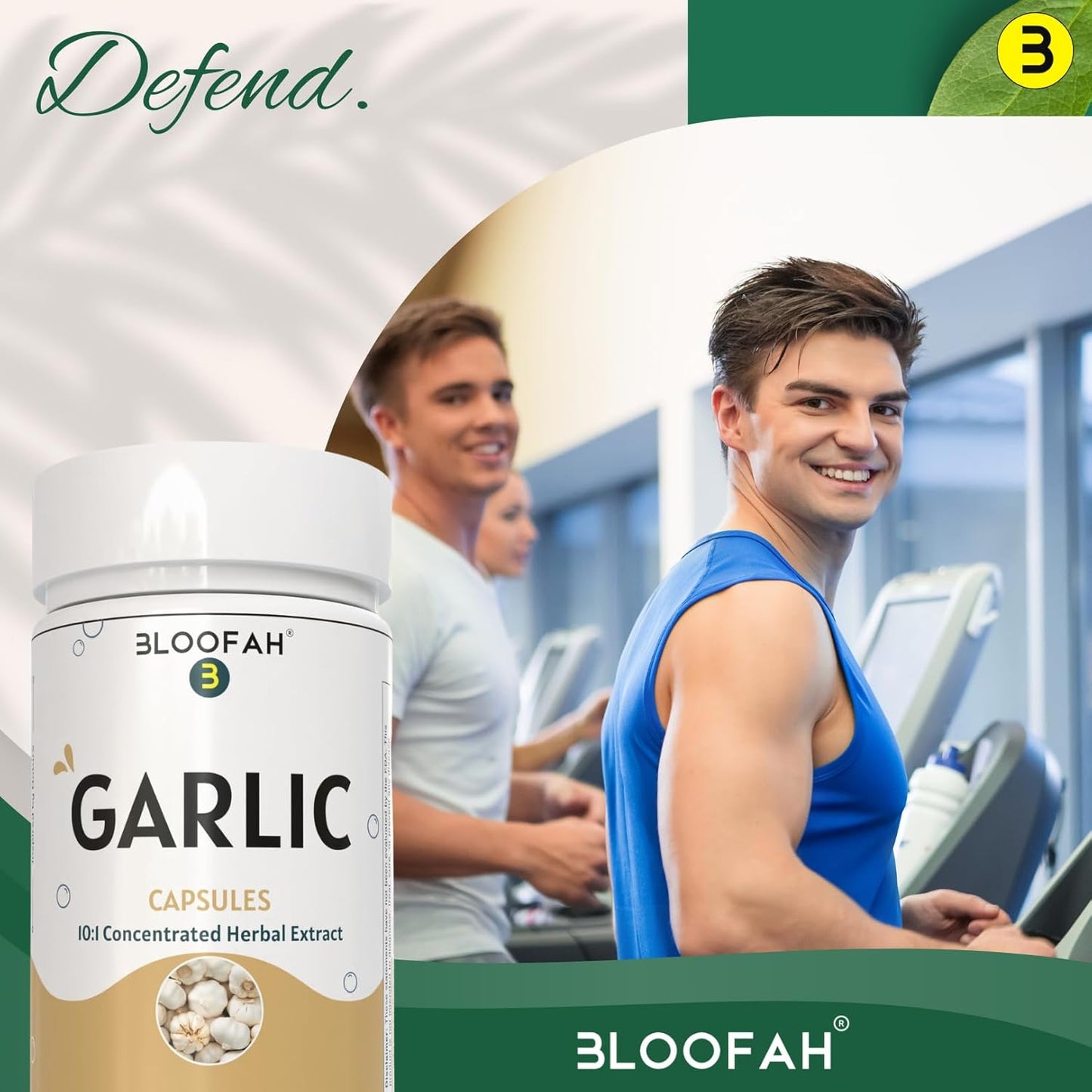 Garlic Capsules 500Mg | Concentration of 10:1 Extract Powder |Allium Sativum Herbal Supplement | Natural, Non-Gmo, Gluten-Free, No Artificial Additives (60 Count (Pack of 1)) TLBH