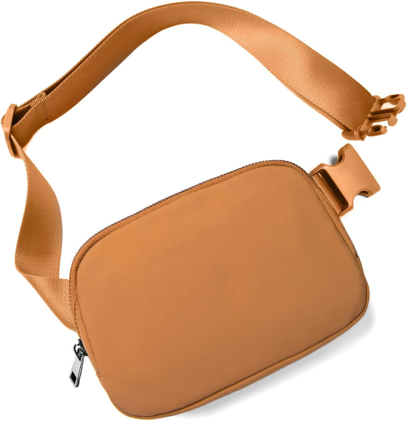 Belt Bag Fanny Pack Crossbody Bags with Initial Letter Patch Cute Stuff Birthday Gifts for Teenager Girls Cool Stuff for Teens Trendy Preppy Stuff for Teen Girls (Beige-A)