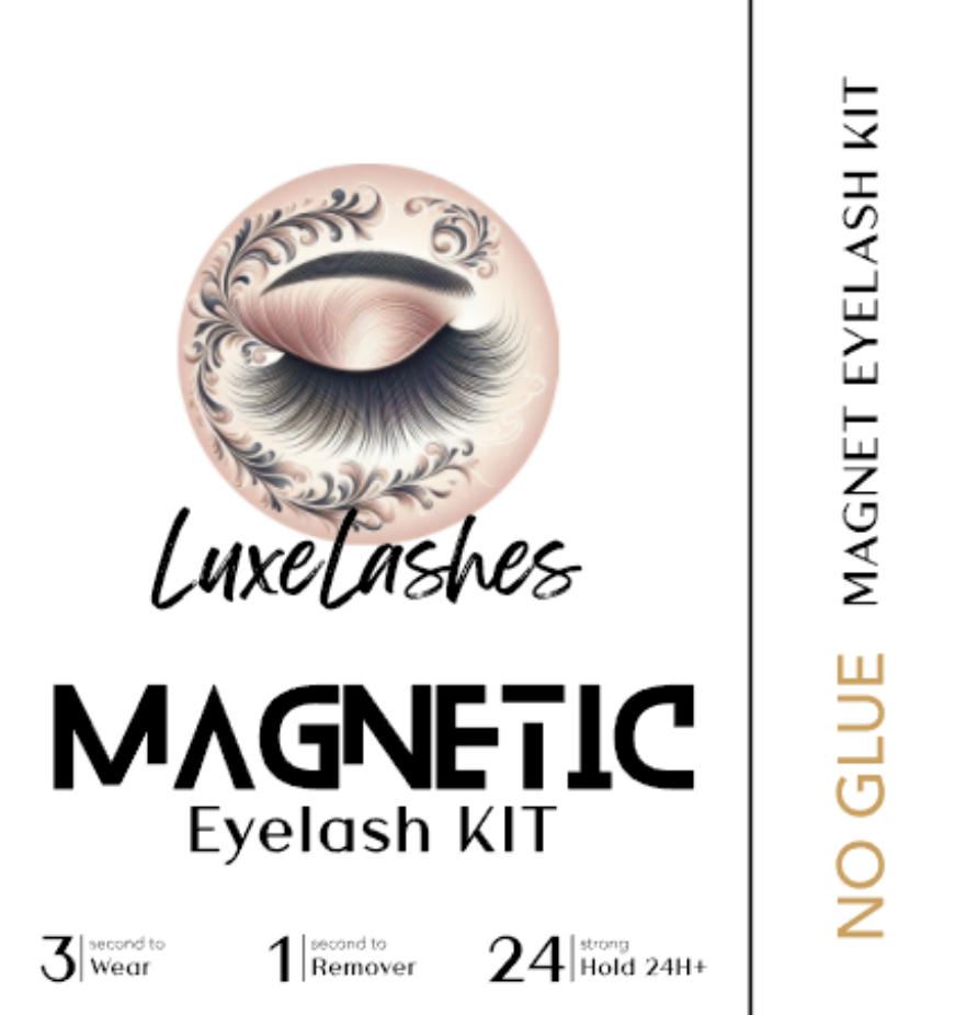 LuxeLashes Magnetic Eyelashes without Eyeliner Reusable Magnetic Eyeashes with Applicator No Glue Needed Magnetic Lashes Kit Cat Eye Magnetic Eyelashes Natural Look by LuxeLashes