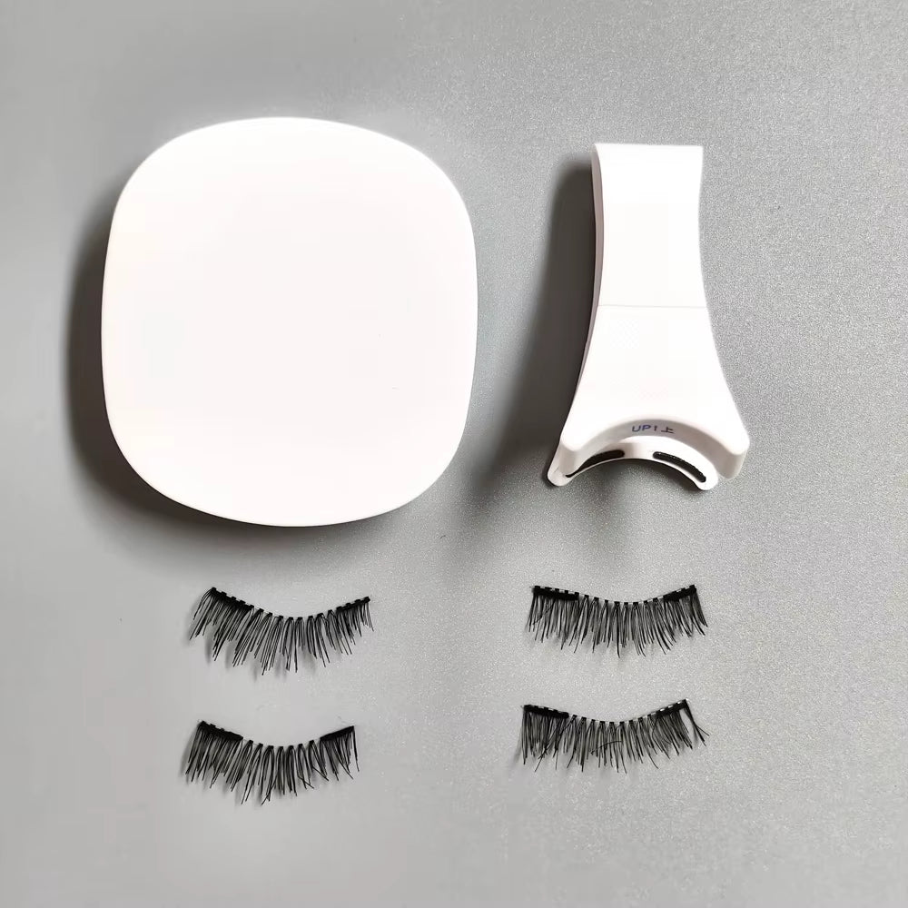 Yiernuo Magnetic Lashes No Glue Needed Kit, 3D Natural Reusable Natural Look Magnetic Lashes with Applicator