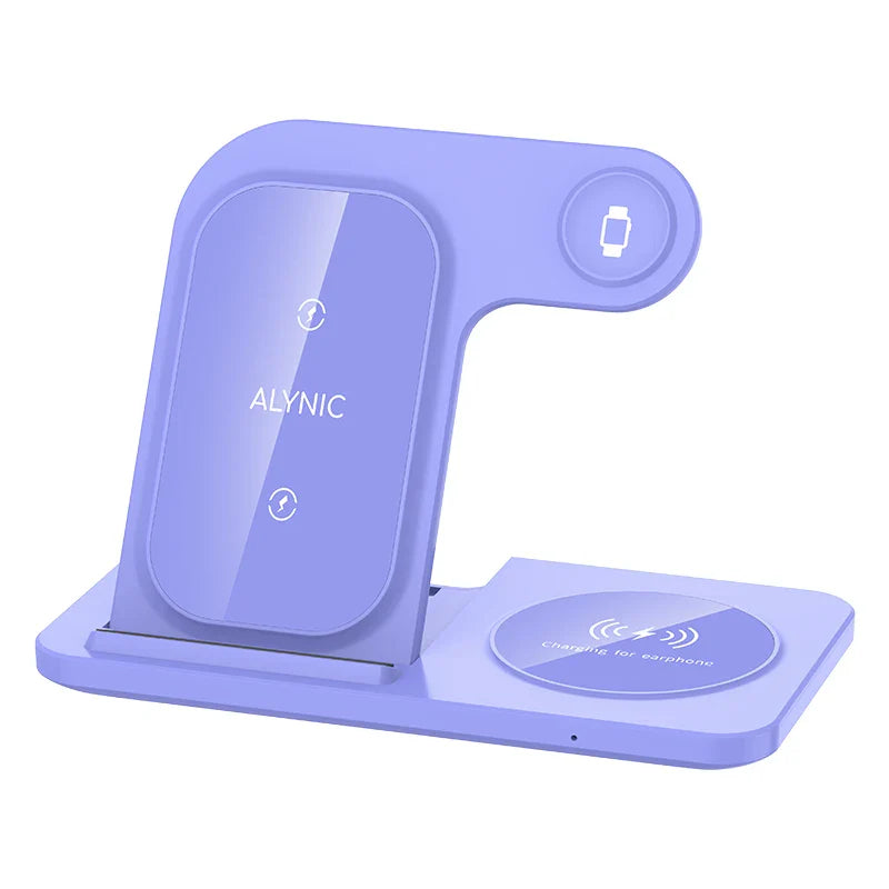 Fast Charging Station for iPhone 15/14/13/12, Apple Watch, and AirPods Pro