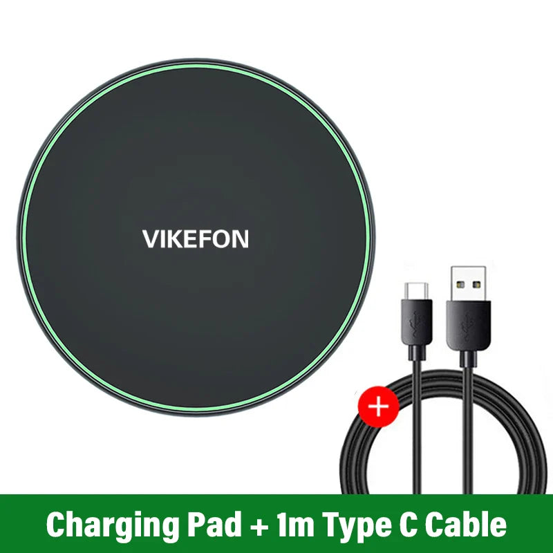 30W Wireless Charger for Fast Induction Charging of Smartphones