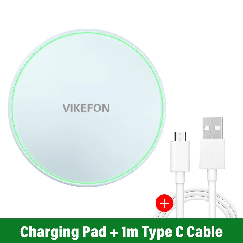 30W Wireless Charger for Fast Induction Charging of Smartphones