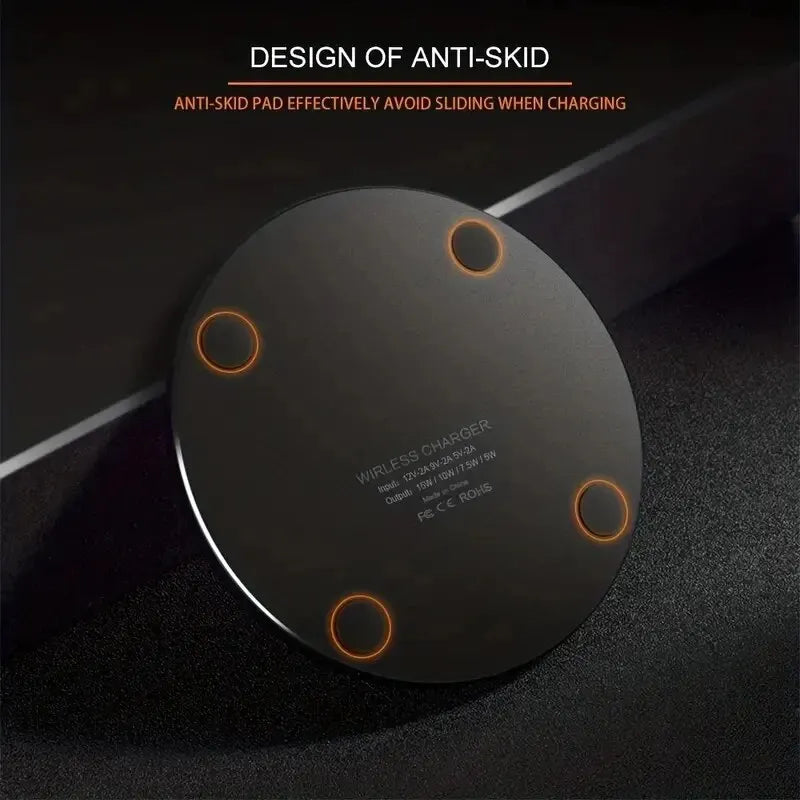 30W Wireless Charger for Fast Induction Charging of Smartphones