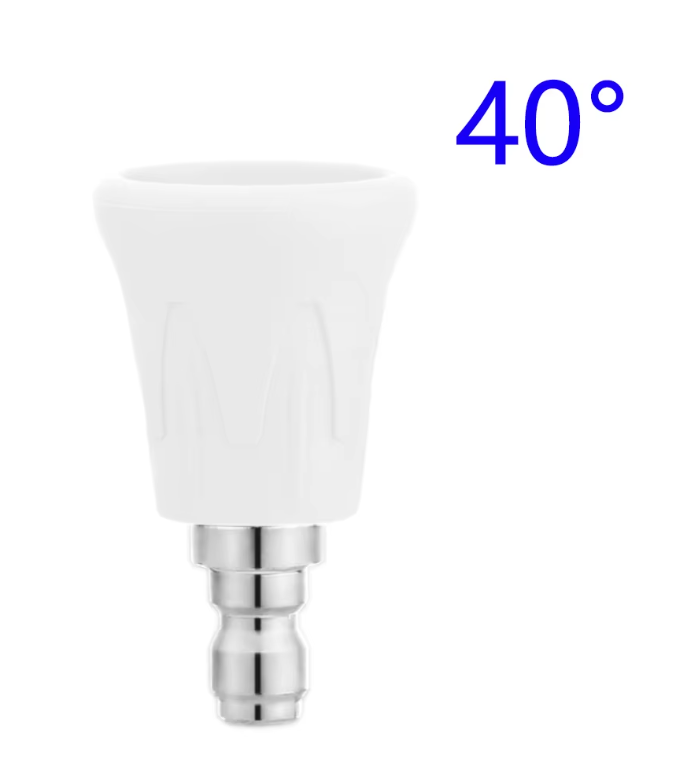 Pressure Washer Water Gun Nozzle Guard Power Washer Nozzle Tips Splash Proof Wind Proof Stainless Steel Nozzle 1/4" Quick Connect