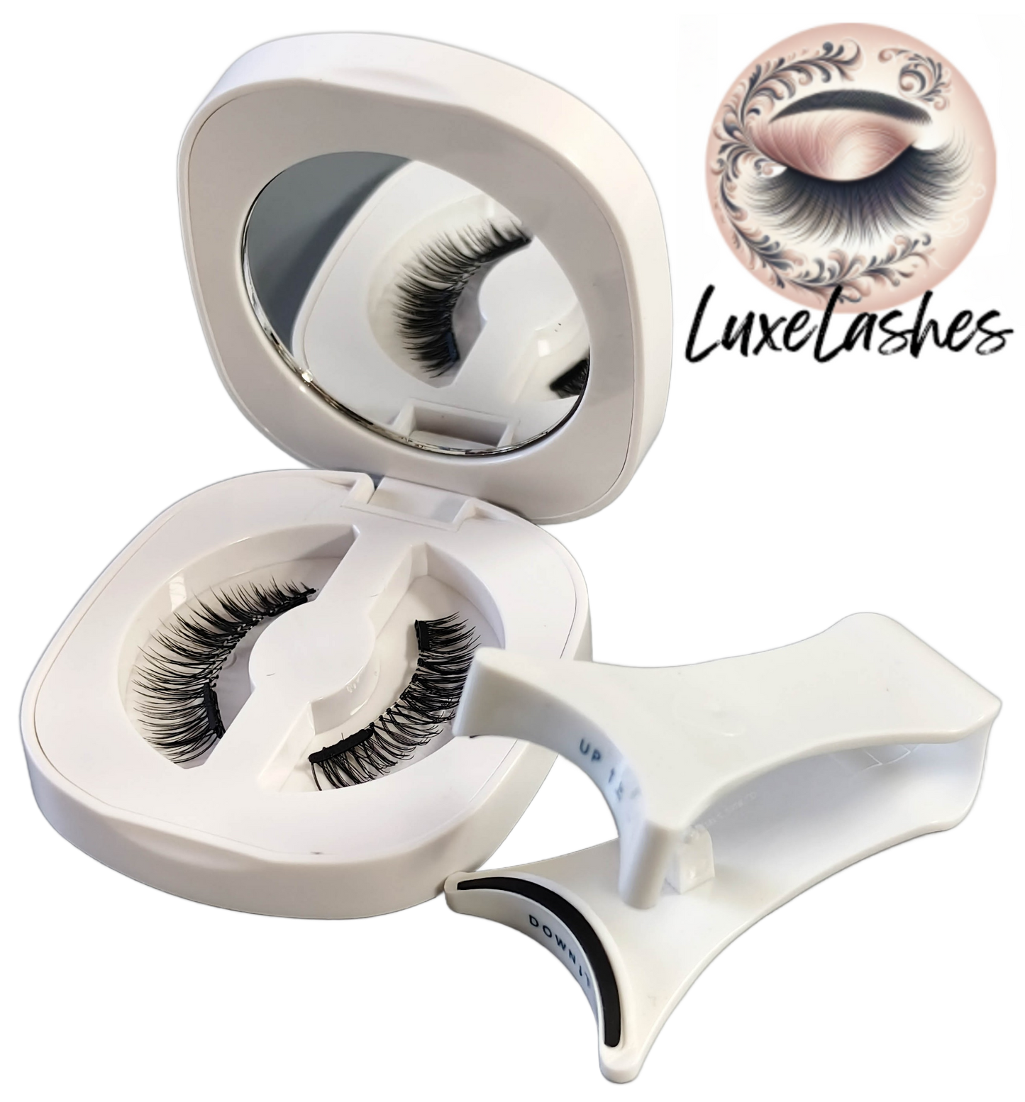 LuxeLashes Magnetic Eyelashes without Eyeliner Reusable Magnetic Eyeashes with Applicator No Glue Needed Magnetic Lashes Kit Cat Eye Magnetic Eyelashes Natural Look by LuxeLashes