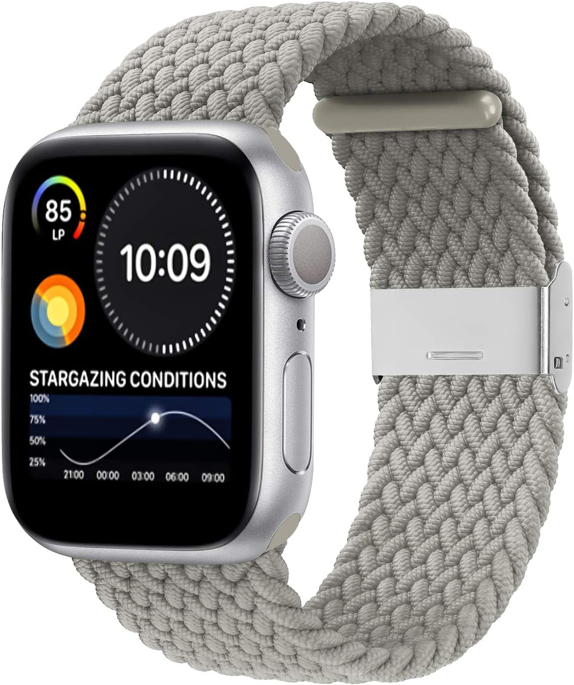 Compatible with Apple Watch Bands 44Mm 40Mm 38Mm 42Mm 41Mm 45Mm 46Mm 49Mm, Iwatch Bands Women Men,Adjustable Braided Solo Loop Elastic Sport Band for Iwatch Ultra SE Series 10/9/8/7/6/5/4