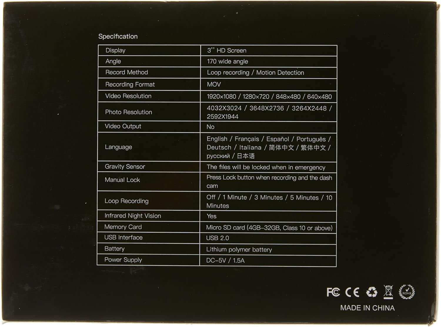 Dash Cam Front and Rear 1080P Full HD Dual Dash Camera in Car Camera Dashboard Camera Dashcam for Cars 170 Wide Angle with 3.0" LCD Display Night Vision and G-Sensor【2023】