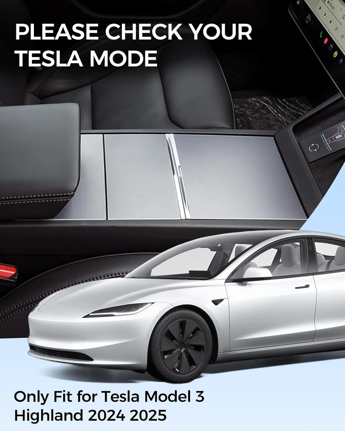 Newest 5PCS Center Console Organizer Compatible with 2024 2025 Tesla Model 3 Highland,4 Car Organizer Trays & 1 Center Console Cup Holder,Hidden Storage for Tesla Model 3 Accessories 2024 2025