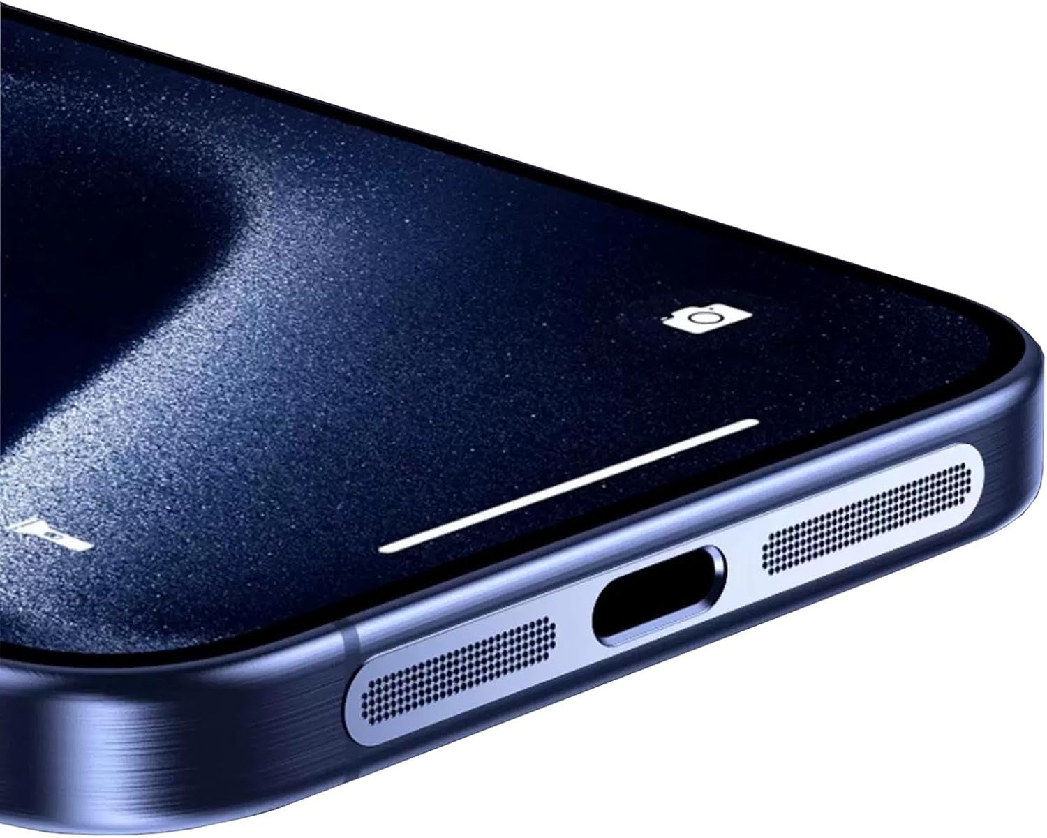 For Iphone 16 Pro / 16 Pro Max Earpiece Speaker Mesh anti Dust Proof Adhesive Cover - 5Pcs / Black