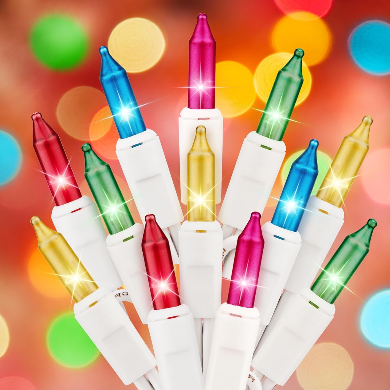 St. Patrick Mini String Lights, 50 Count 12 Feet Incandescent Bulb St Patrick Day Lights, Waterproof Green Lights for Indoor Xmas Tree Garland Birthday Wedding Party Festival Decoration, Green Wire