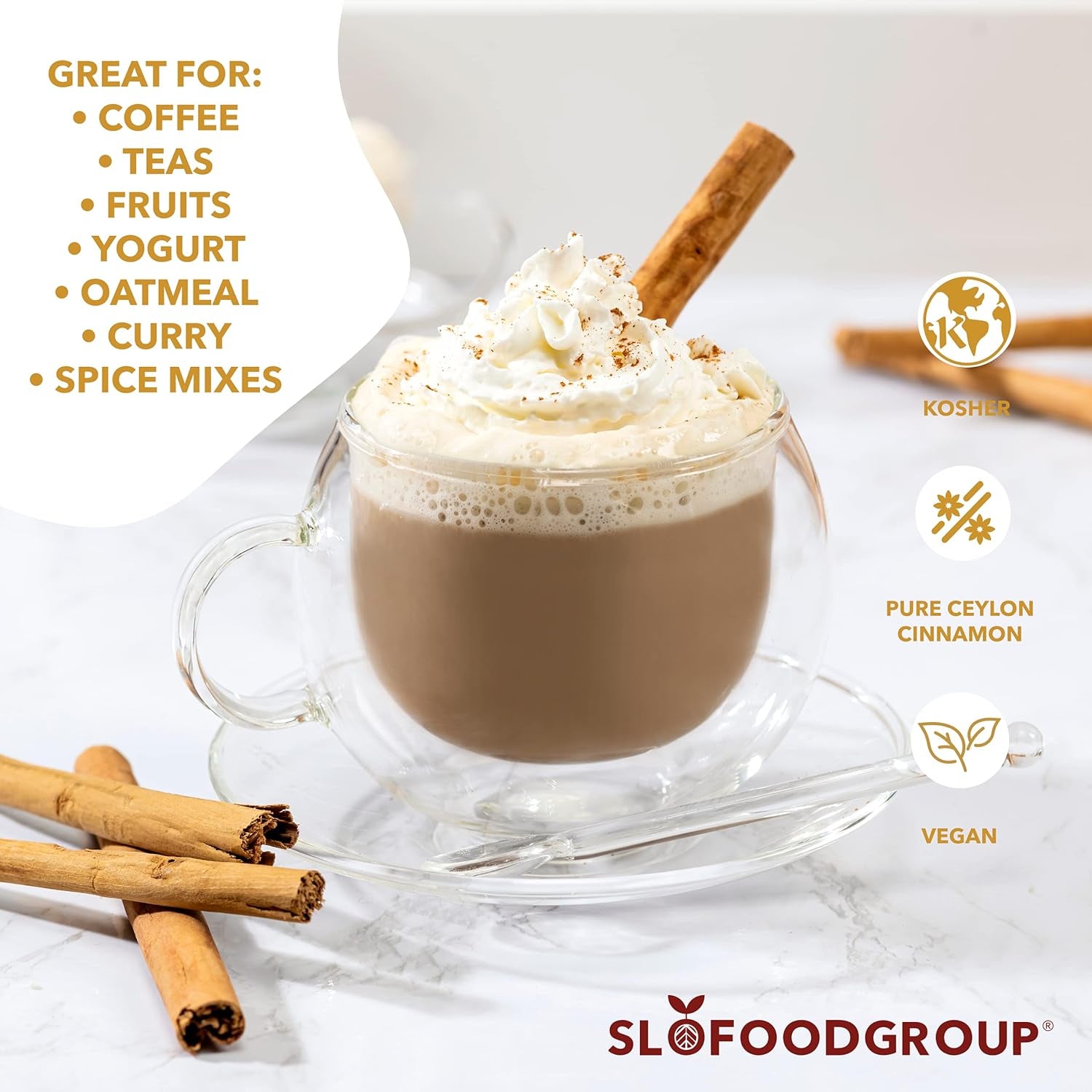 -Ceylon Cinnamon Sticks - 1 Lb - Pure Ceylon Cinnamon Quills -5 Inch Cut Cinnamon Spice from Sri Lanka, True Cinnamon - Cinnamomum Verum TLBH