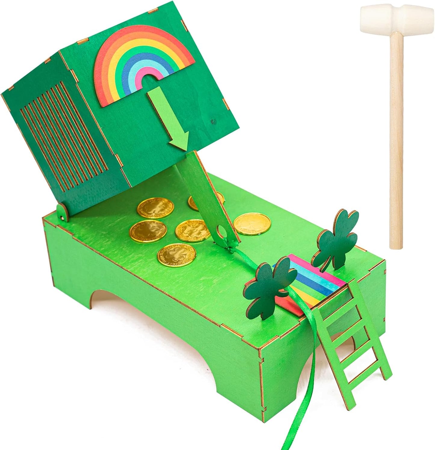 St. Patrick'S Day Decorations Leprechaun Trap Kit -St Patrick'S Day DIY Toys -Leprechaun Trap Decorations