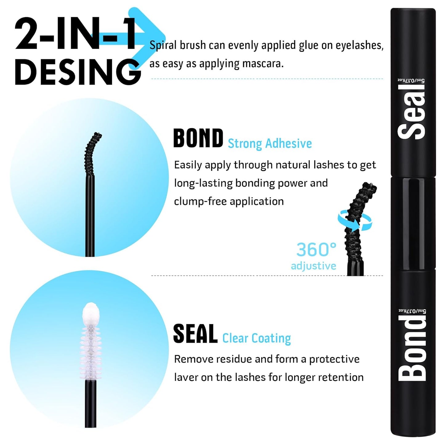 Fluffy Lash Extension Kit Cluster Eyelash Extension Kit Clusters Individual Lashes Kit with Lash Bond and Seal Glue, Lash Remover, Lash Applicator, User Manual for Beginners(60P+80P, 280Pcs)