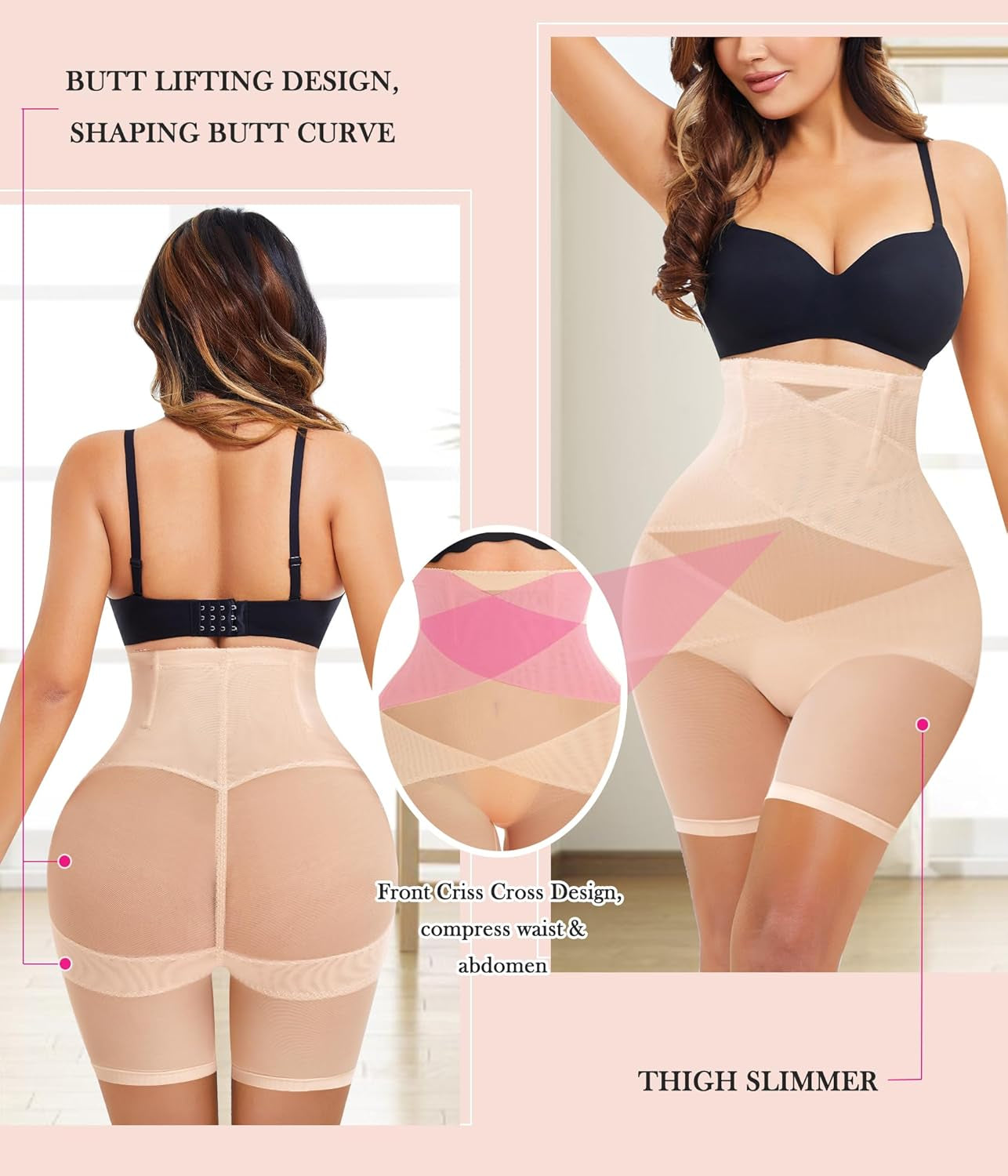 Womens' Tummy Control High Waist Trainer Body Shaper