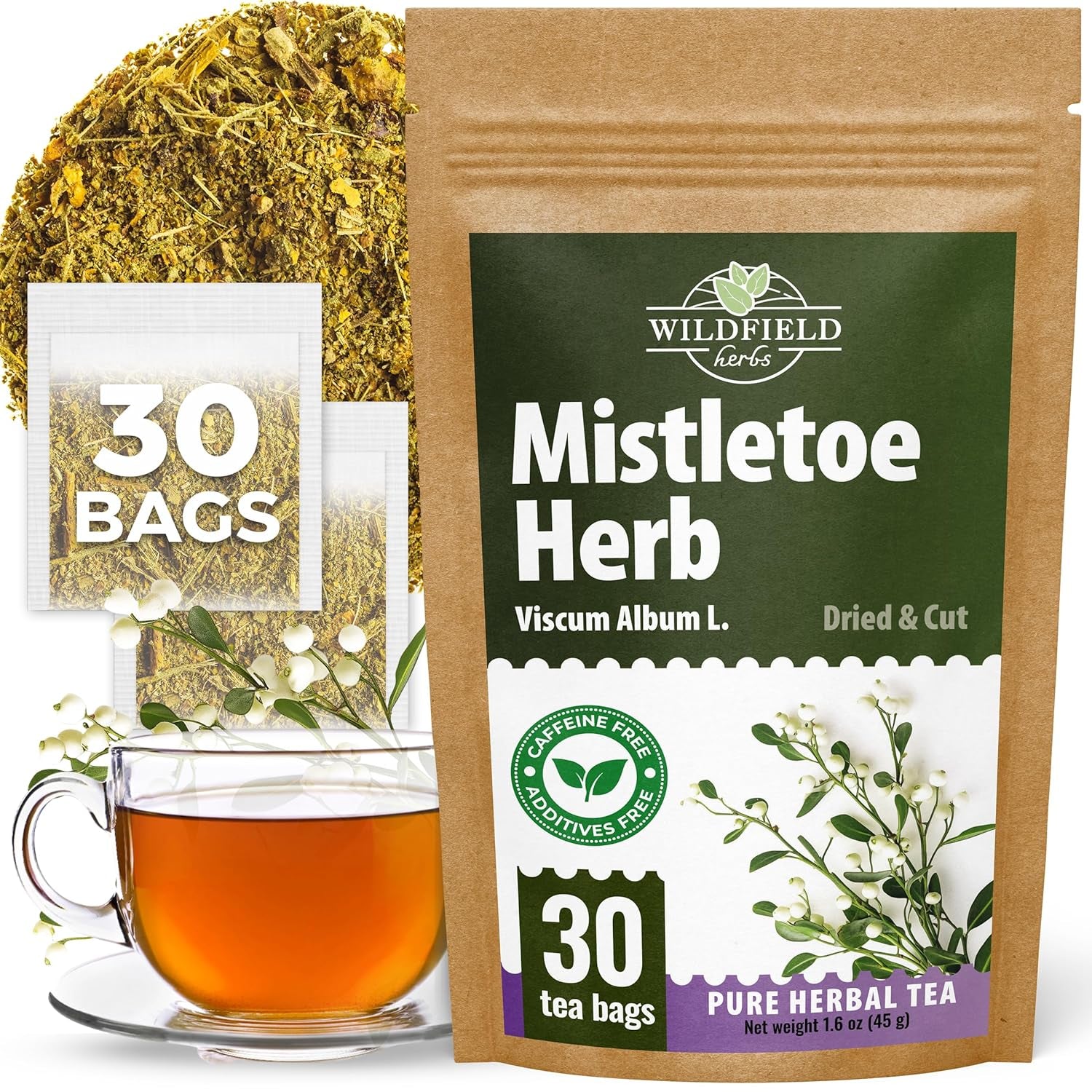 100 Bags Ginger Tea Bags Ginger Root Tea Dry Dried Herb (Zingiber Officinale) - 100 Count 1.5G Tea Bags Ginger Raíz De Jengibre TLBH