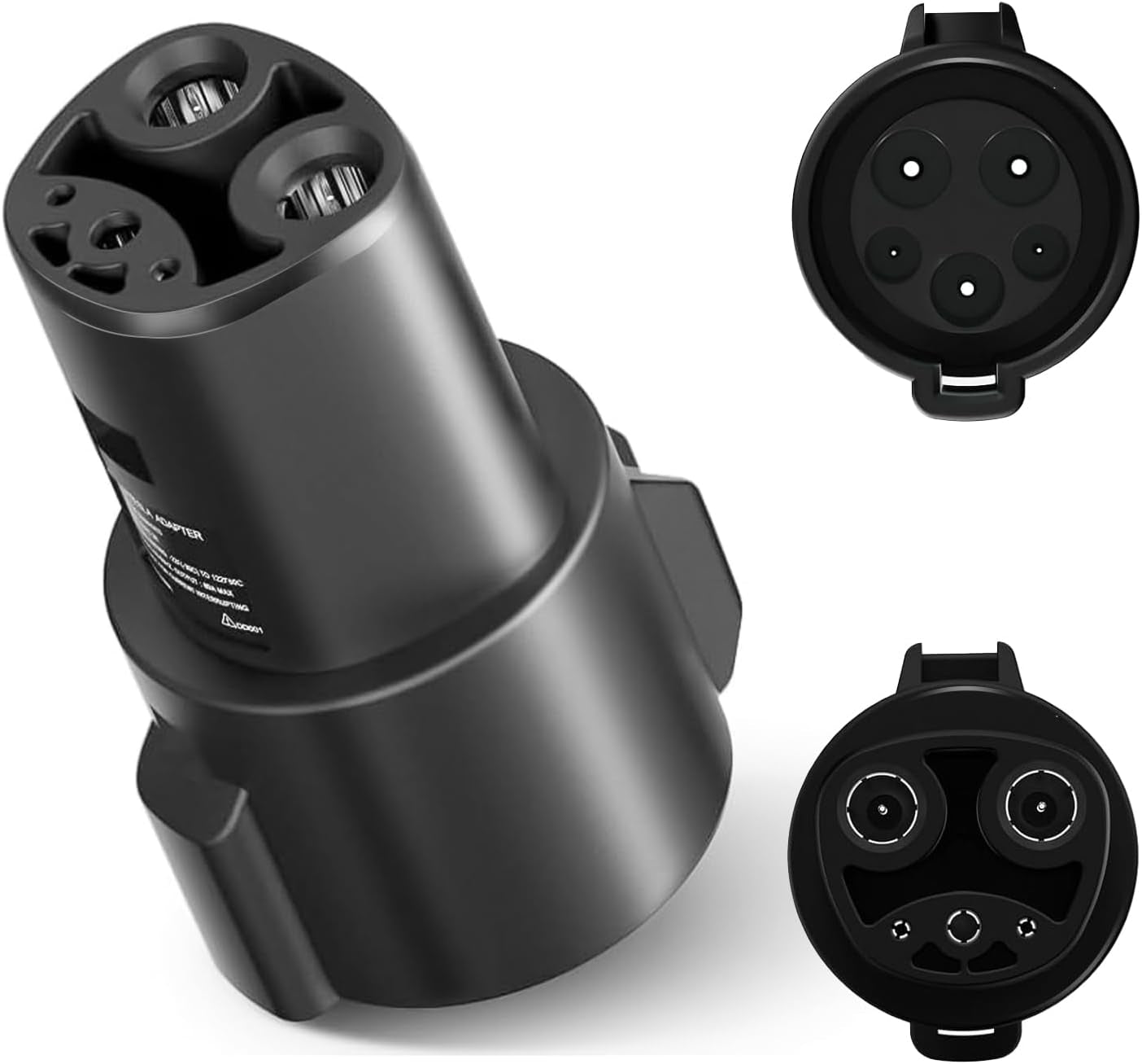 J1772 to Tesla Charger Adapter, Max 80A 280V Fast Charging for Tesla Model 3/Y/X/S with Safety Certified Charger Connecting Charging Adapter, SAE J1772 EV Adapter for Tesla Cars Only