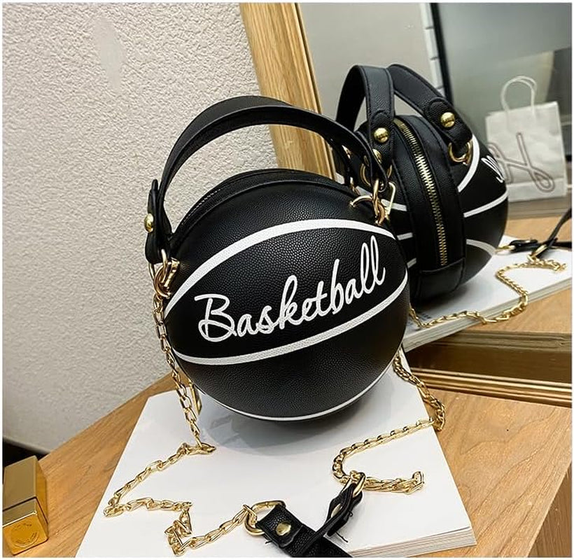 Adorable Basketball-Shaped Shoulder Bag for Girls