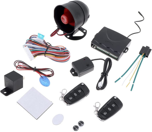 Universal 12V Auto Car Alarm Keyless Entry System with Remote Control Siren Sensor TRUCK DRIVER