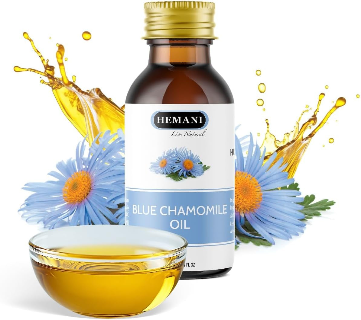 Blue Chamomile Oil (Matricaria Chamomilla) 30Ml | Soothing Calming Essential Oil for Relaxation, Skin & Hair Care, Promotes Serenity & Wellness, Natural Fragrance for Mindful Moments TLBH