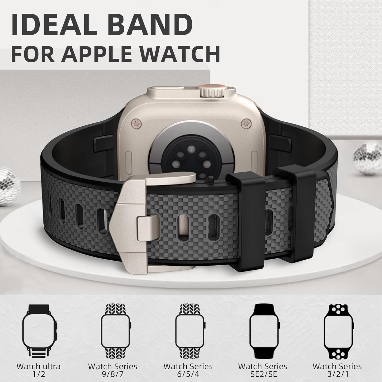 Band Compatible with Apple Watch 42/44/45/46/49Mm for Women Men,Fashion Bicolor Stitching Wristband Replacement Straps for Iwatch Ultra 2 Ultra SE Series 10 9 8 7 6 5 4 3 2 1