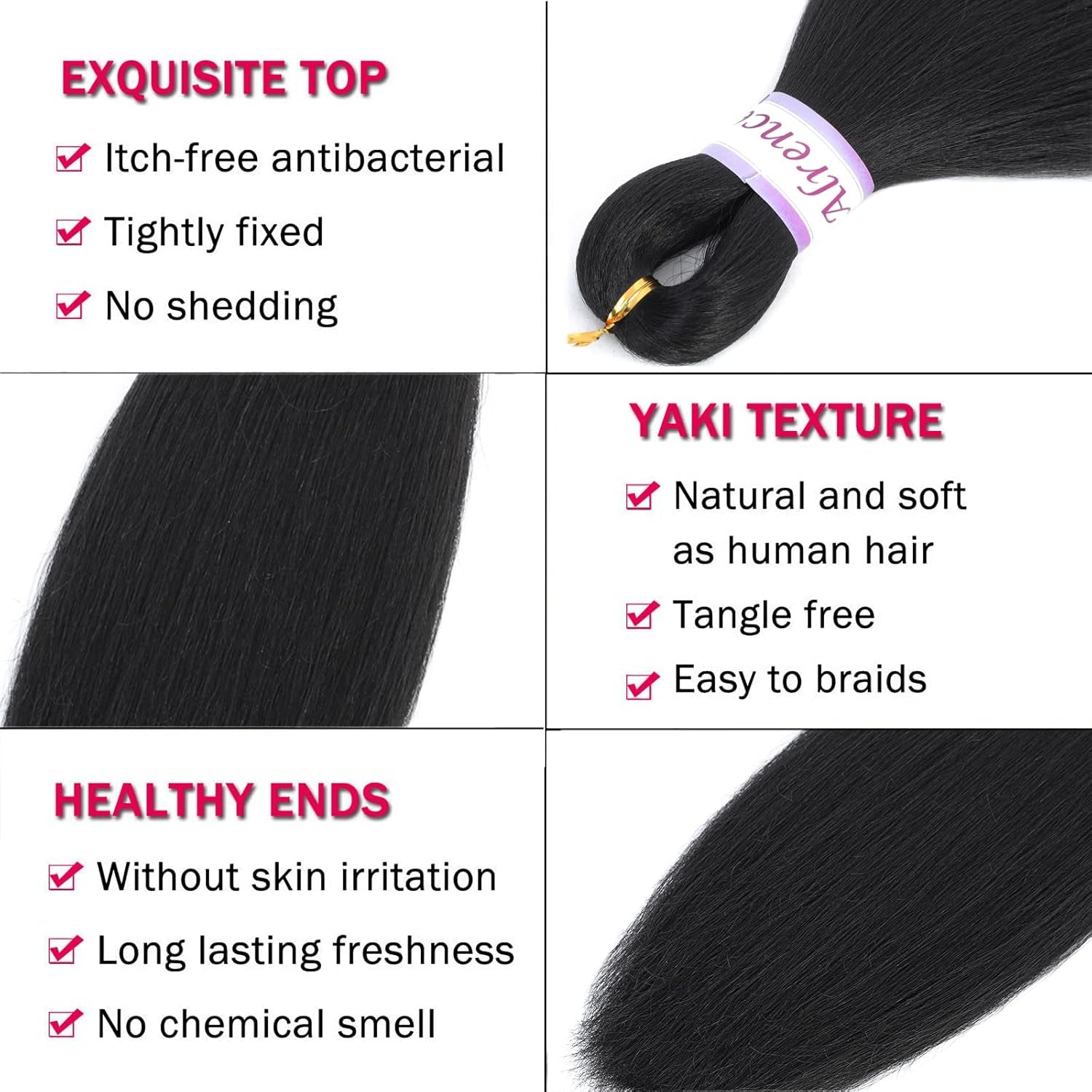 Pre Stretched Braiding Hair Long Braid 12 Inch 8 Packs Professional Braiding Hair Extensions Synthetic Crochet Twist Braids (12 Inch, 2#)