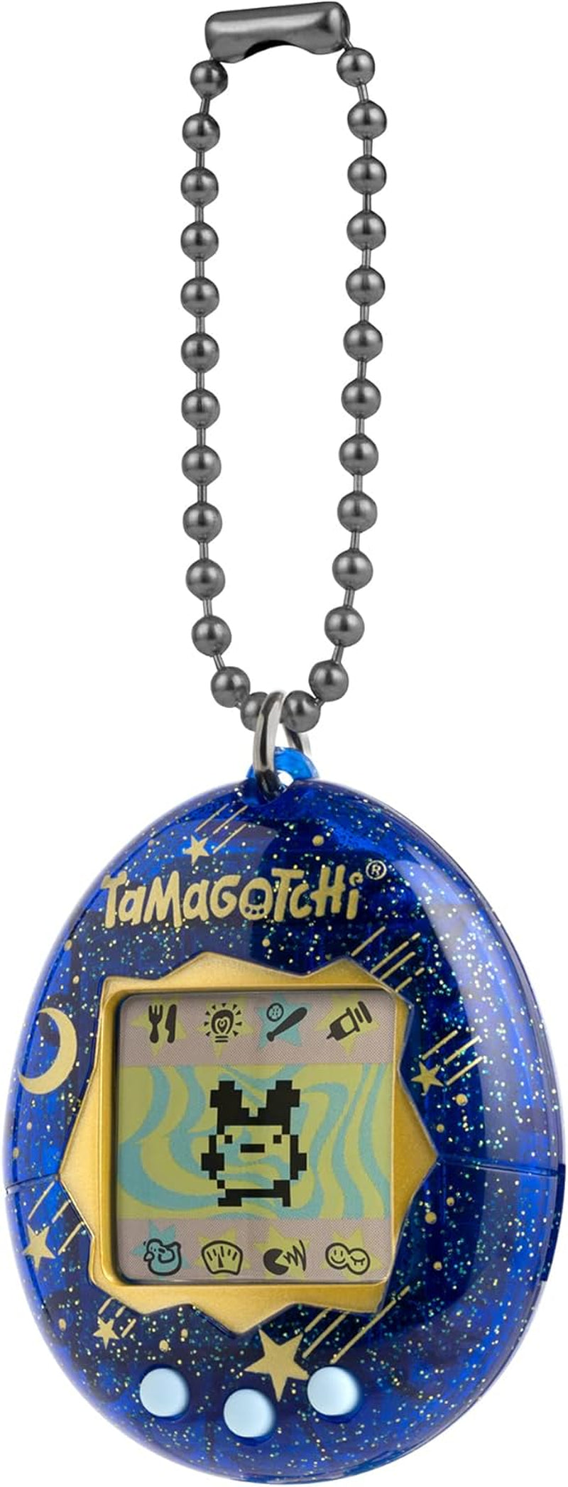 Bandai  Original Starry Night Shell |  Original Cyber Pet 90S Adults and Kids Toy with Chain | Retro Virtual Pets Are Great Boys and Girls Toys or Gifts for Ages 8+ BanUK