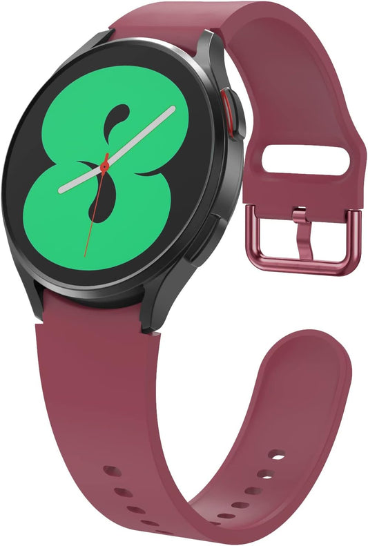 Bands Compatible for Galaxy Watch 4/4 Classic, Soft Silicone Sports Band for Galaxy Watch 4 40Mm/44Mm,Men Women Replacement Strap for Galaxy 4 Classic 42Mm 46Mm