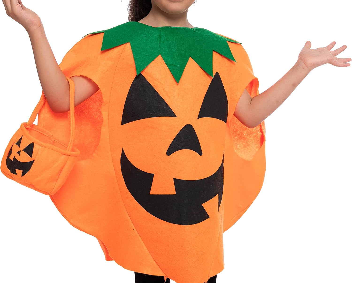 Unisex Big Pumpkin Costume for Kids Toddles Child Halloween Dress up Themed Party