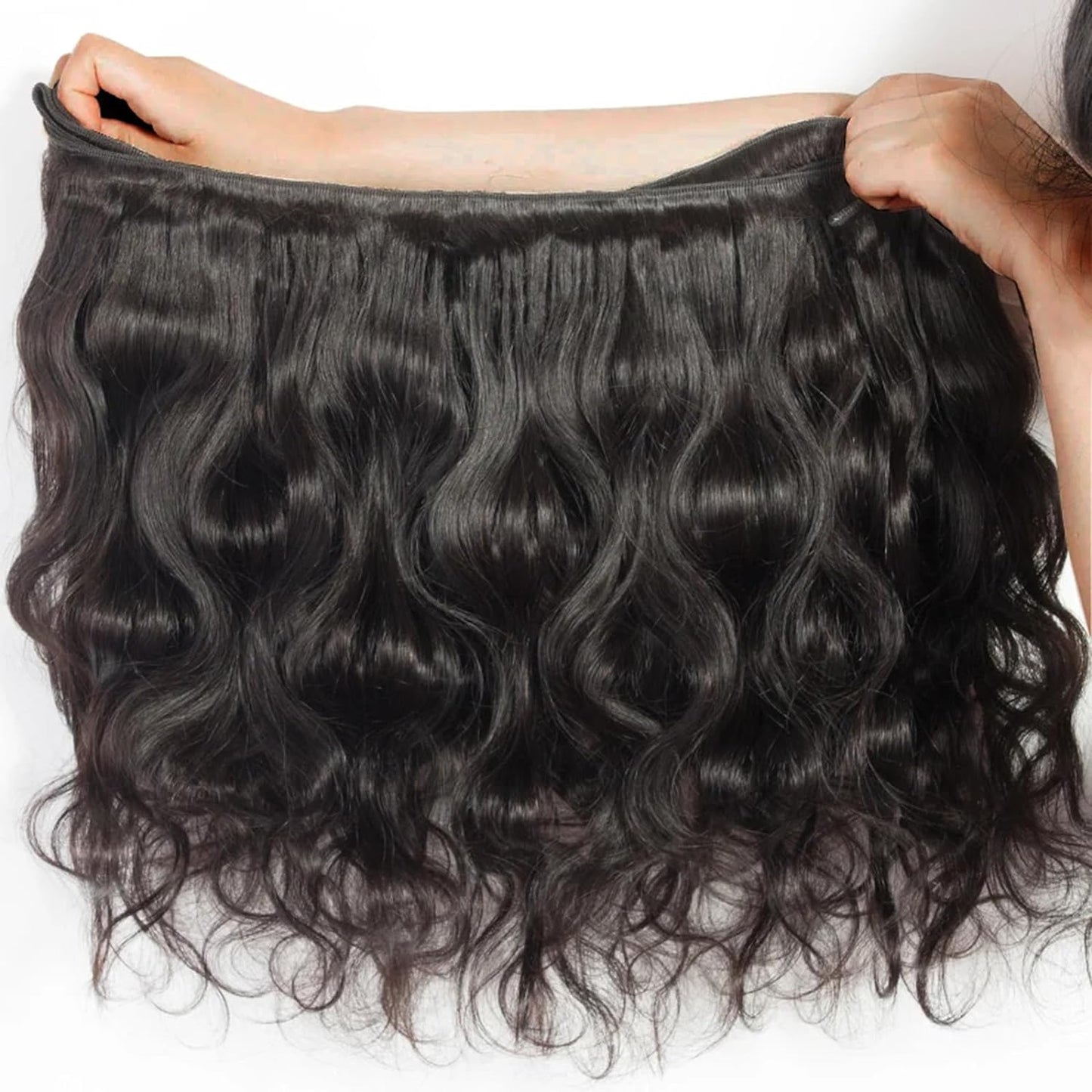 Brazilian Body Wave 4 Bundles Human Hair 18 20 22 24 Inch 12A 100% Unprocessed Virgin Human Hair Weave Bundles Deals Natural Black Color (4 Bundles Human Hair, 18 20 22 24)