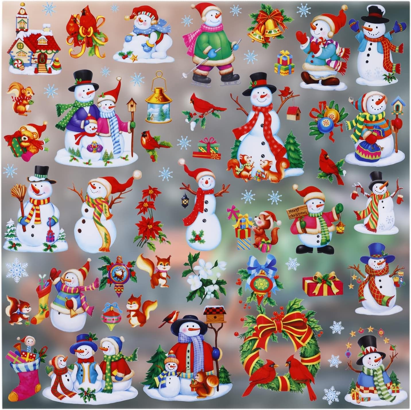 St Patricks Day Window Clings, 9 Sheets Double-Side Quality Printed Shamrock Decorations for St Patrick'S Day, Lucky Irish Decals Party Ornaments…