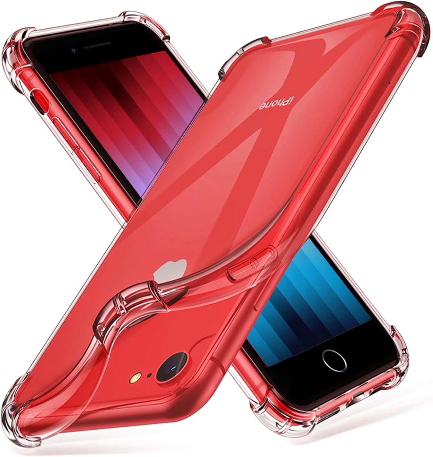 2025 New Magnetic for Iphone 16E Case,Compatible with Magsafe,Military Grade Drop Tested, Shockproof Matte Translucent Hard Back Slim Protective Case.Black Magnetic Circle.