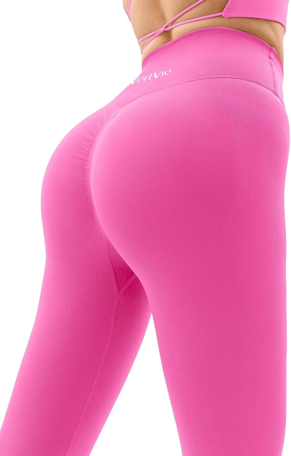 Scrunch Butt Lifting Leggings for Women Tummy Control Crossover Gym Workout Leggings High Waisted Yoga Pants