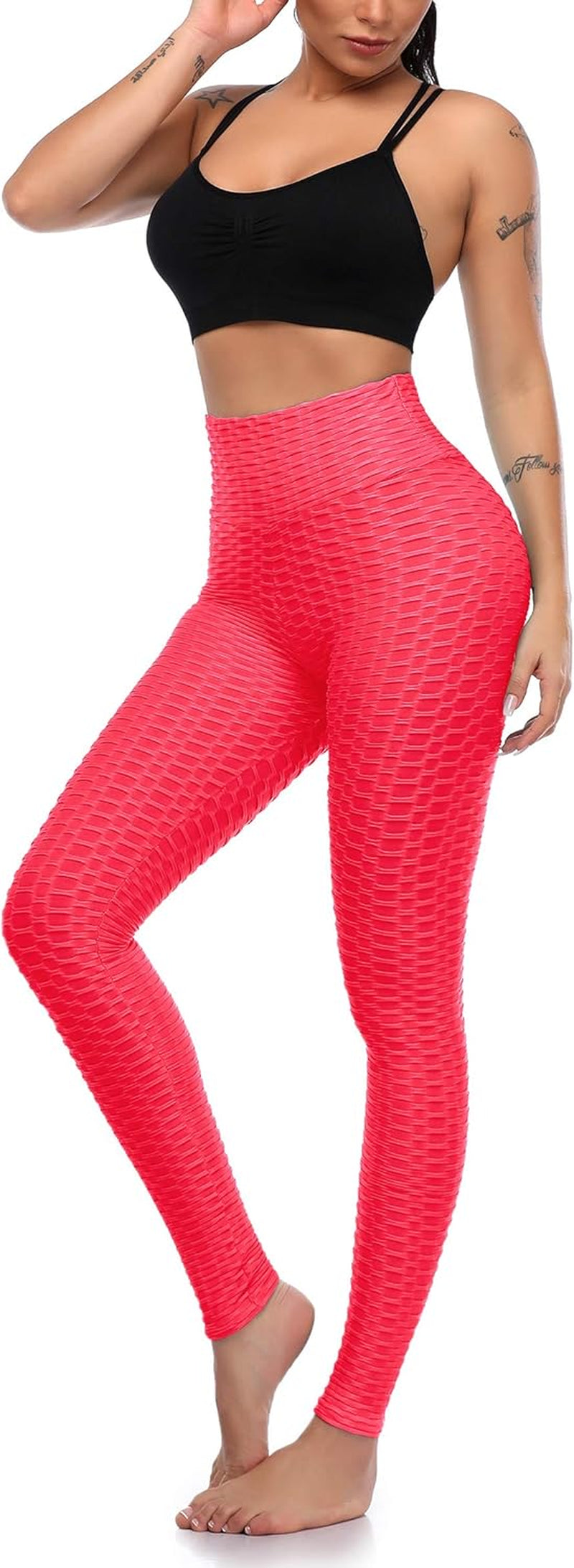 Workout Leggings for Women High Waist Yoga Pants Running Butt Lift Tights Slimming Booty Leggings