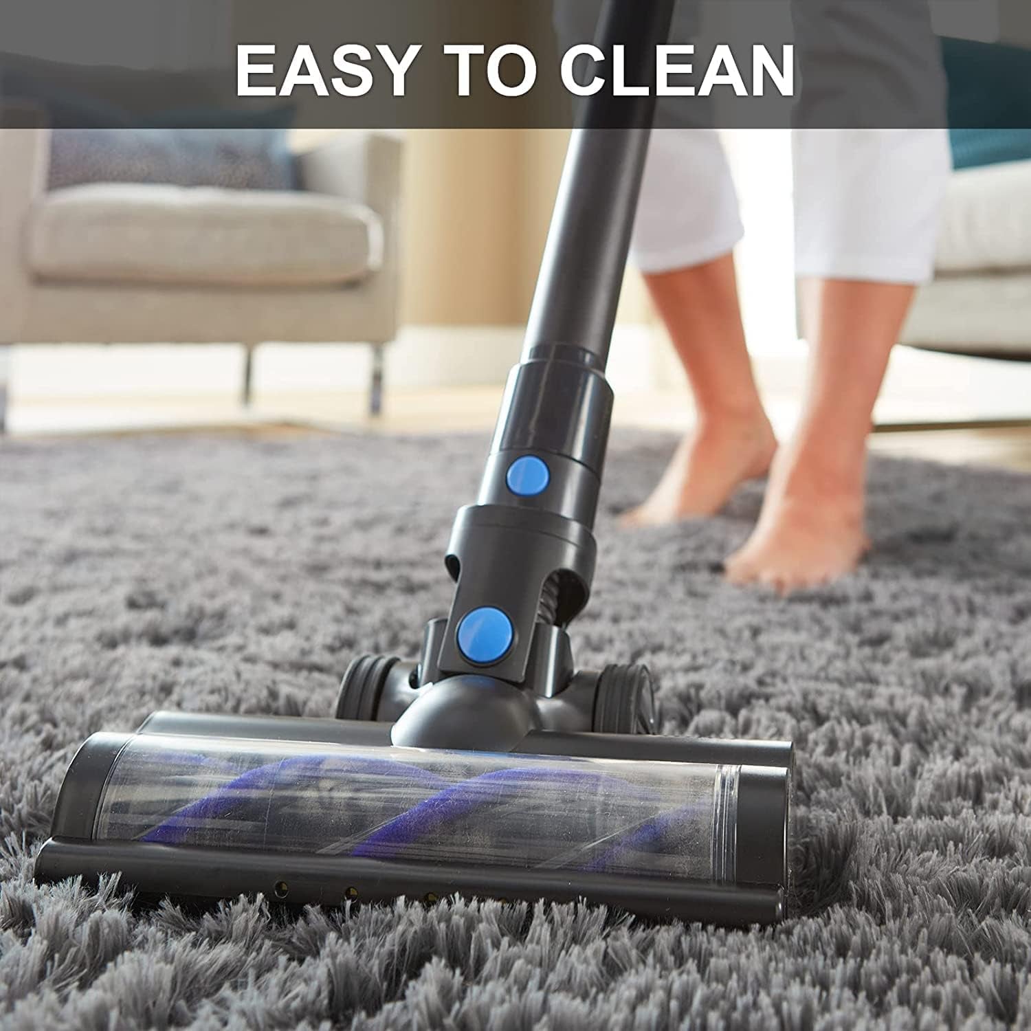 Area Rugs 9X12 Living Room, Large Grey Bedroom Carpet, Big Shag Indoor Thick Soft Nursery Rug, Gray Fluffy Carpets for Boy and Girls Room Dorm Home Decor Aesthetic