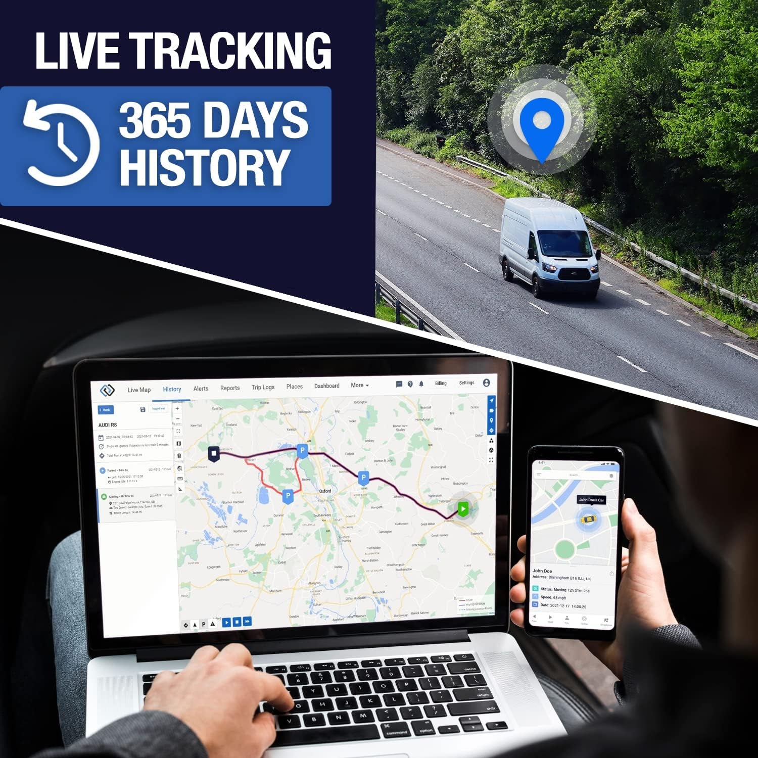 104 PRO 4G Magnetic GPS Tracker – Pay as You Go Portable Vehicle, Car, Truck, Van, Asset, Trailer Tracking Device with up to 90 Days Stand by Time Car Tracker Devices (104 Pro 4G plus - 20,000 Mah) TRUCK DRIVER