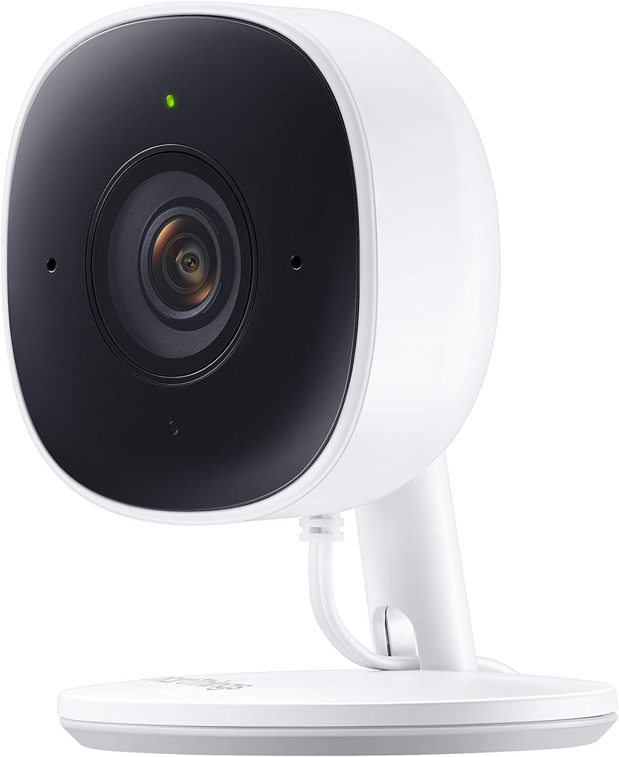 Smartthings Indoor Security Camera (GP-U999COVLBDA), 1080P HD Video with HDR, Night Vision, Advanced Motion Detection, and Two-Way Audio – Black/White