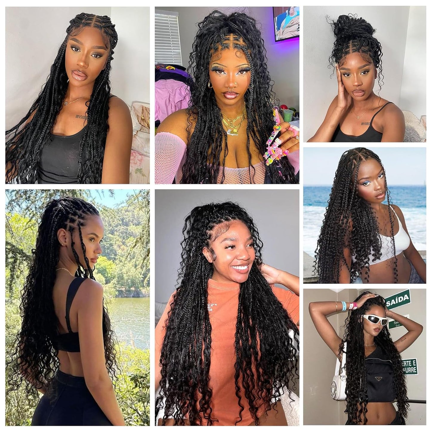 Langer Human Braiding Hair 20 Inch Deep Wave Bulk Human Hair for Braiding No Weft Bundle 100G 2 Bundles/Pack 16A Brazilian Virgin Water Curly Human Hair Extensions for Braids Human Hair Braiding Hair