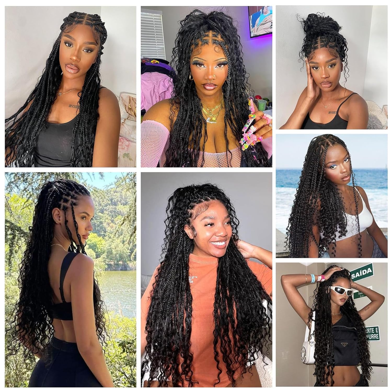 Langer Human Braiding Hair 20 Inch Deep Wave Bulk Human Hair for Braiding No Weft Bundle 100G 2 Bundles/Pack 16A Brazilian Virgin Water Curly Human Hair Extensions for Braids Human Hair Braiding Hair