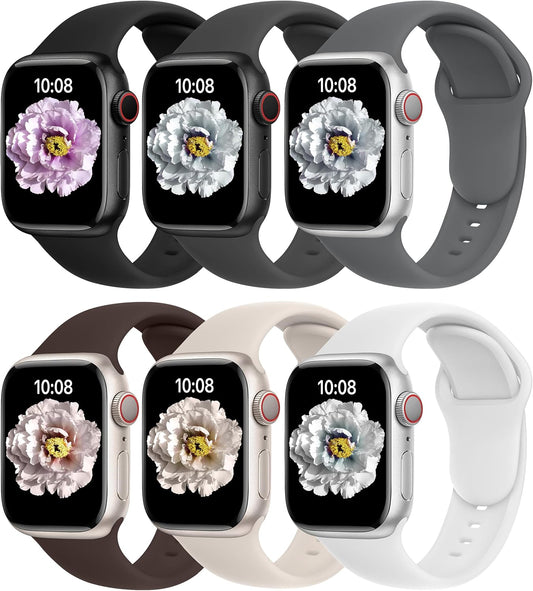C6 Sport Band for Apple Watch Bands Women Ultra 2 49Mm, Series 10 46Mm, 9 8 7 45Mm 41Mm, SE 6 5 4 44Mm 40Mm, 3 2 1 42Mm 38Mm Men Iwatch, Strap Silicone