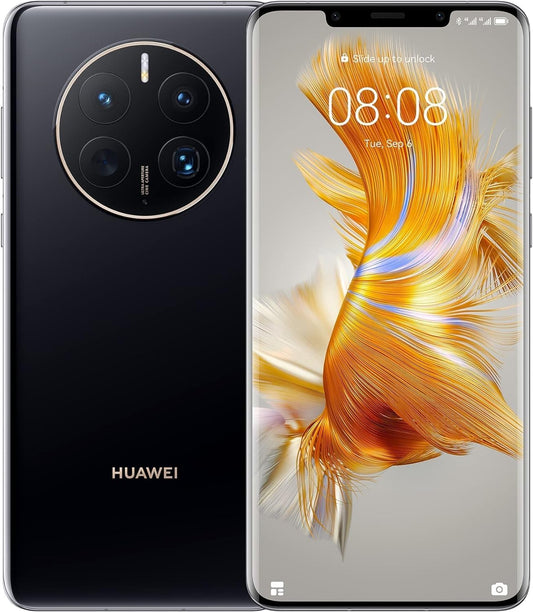 Mate 50 Pro Dual-Sim 256GB ROM + 8GB RAM (Only GSM | No CDMA) Factory Unlocked 4G/LTE Smartphone (Black) - International Version