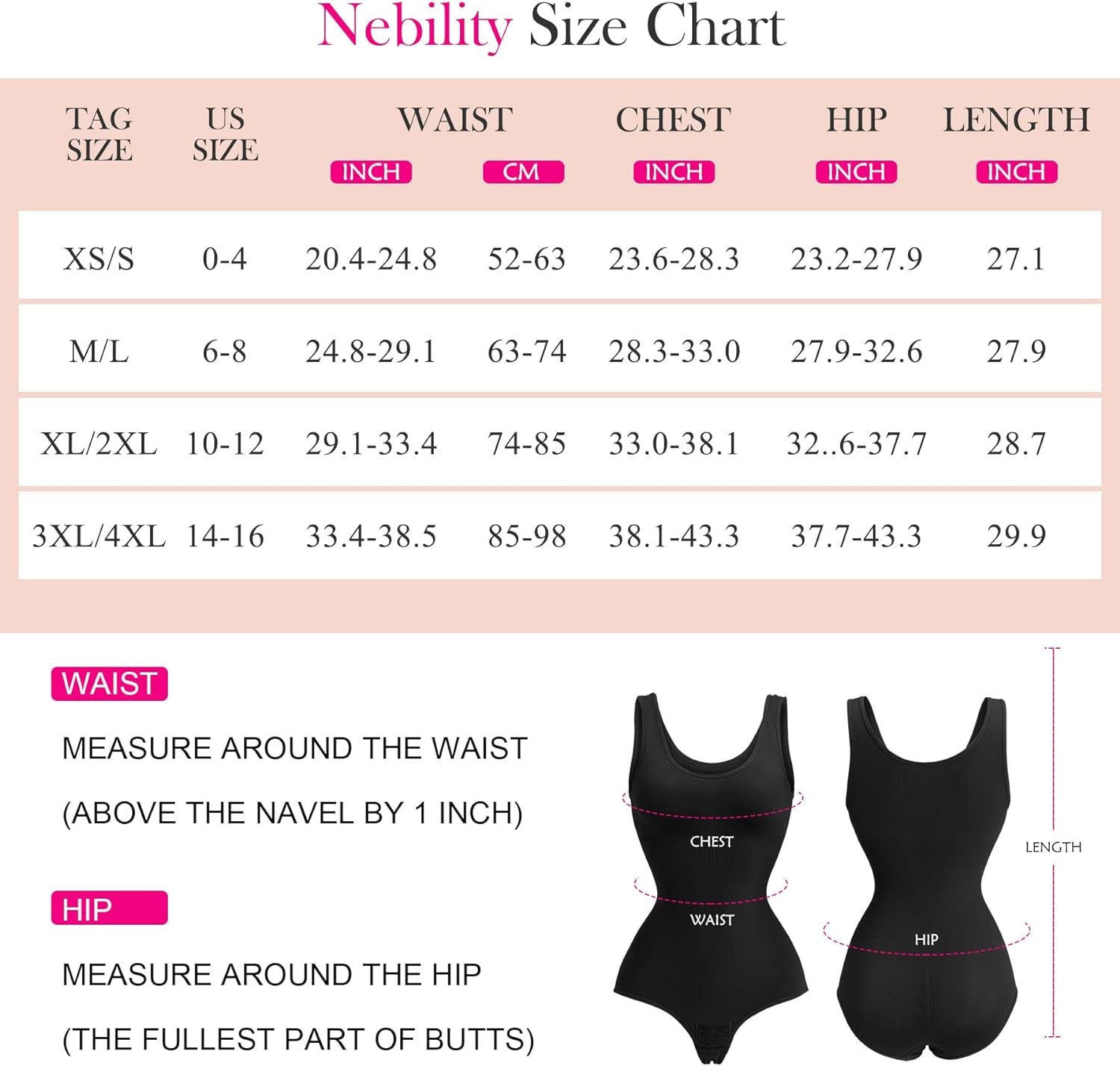 Womens' Waist Trainer Seamless round Neck Tummy Control Shapewear Bodysuit