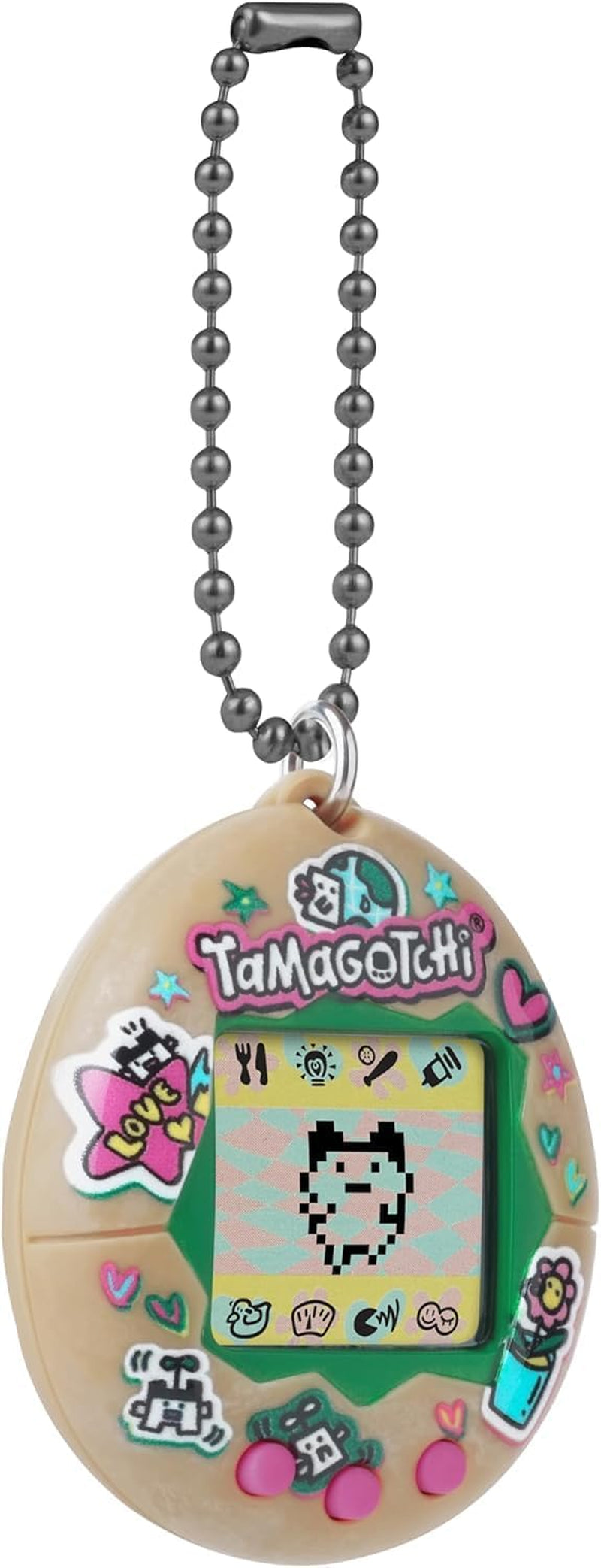 Bandai Original Sustainable Egg-Shell Digital Pet | Nurture and Raise Your Virtual Pet | Eco-Friendly Case | Includes Original Tama-Art Stickers | Retro 90S Japanese Kids’ Toy BanUK